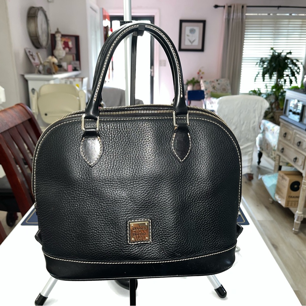 Dooney & Bourke Black Leather Tote